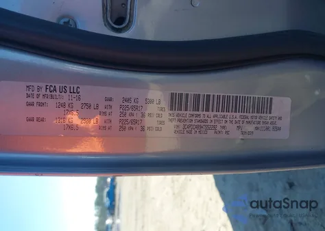 2017 Dodge Journey Se из США, поврежденный, VIN 3C4PDCAB9HT552292